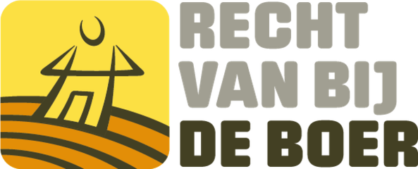Logo recht van bij de boer kleur