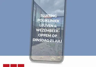 MCH Poliklinieken gesloten op dinsdag 21 juli