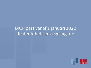 MCH past vanaf 1 januari 2022 ook in de polikliniek de derdebetalersregeling toe