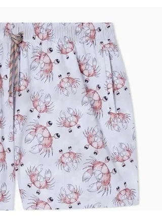 Swim Armani krab detail