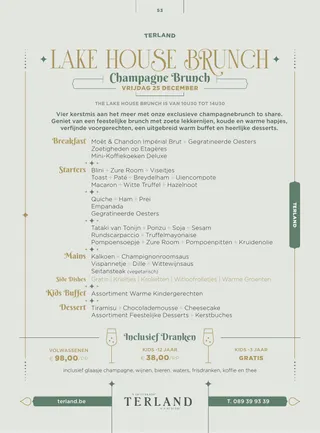 Terland Lake House Champagnebrunch 1