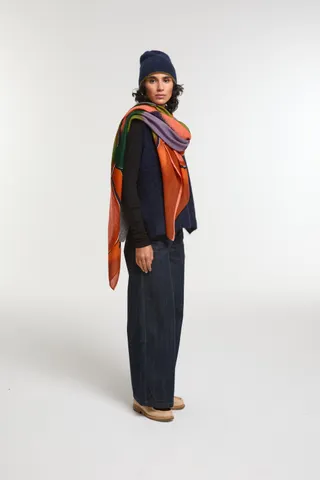 Foulard aurae roux