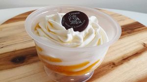 Yoghurt tropische vruchten