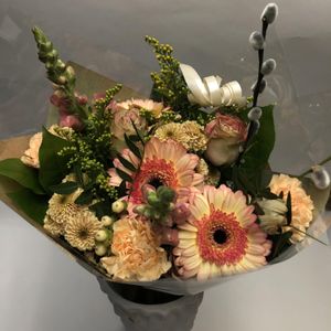 gemengd boeket beige