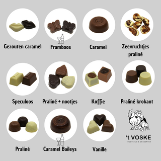 Soorten pralines