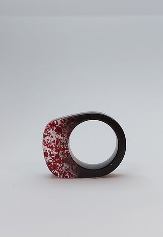 Black red glitter 2