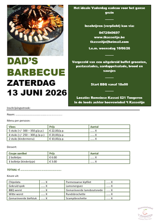 Dads bbq 2026