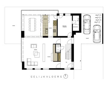 Woning BV — beeld 14babegrondplan
