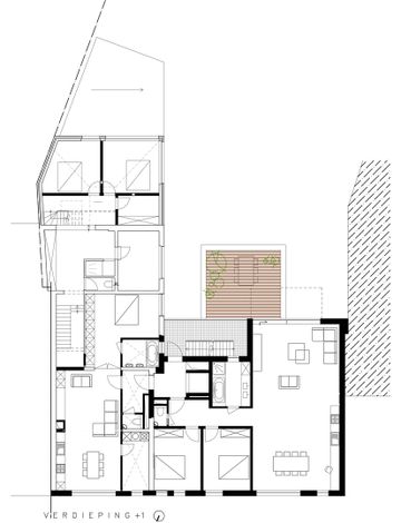 Woonproject/commerciëel P — beeld 11fabogrondplan 1