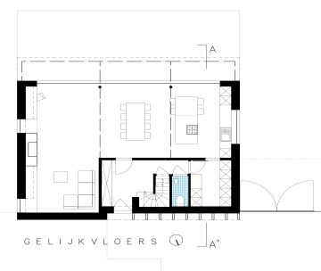 Woning HD — beeld Grondplan