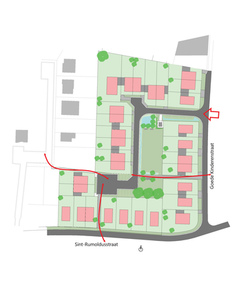 Verkaveling in Gingelom — beeld VAMO plan
