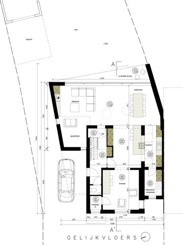 Woning MS — beeld MEWI VO 150116 gelijkvloers 1